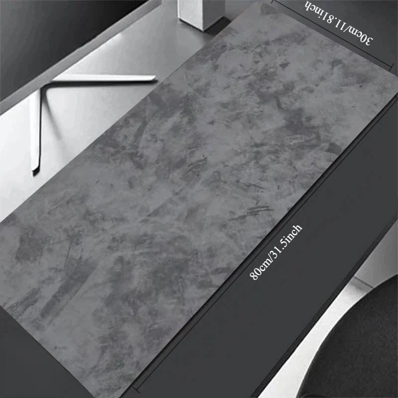 Desk Setup Laptop And Pc - CIFBUY Marble Texture Gaming Mouse Pad