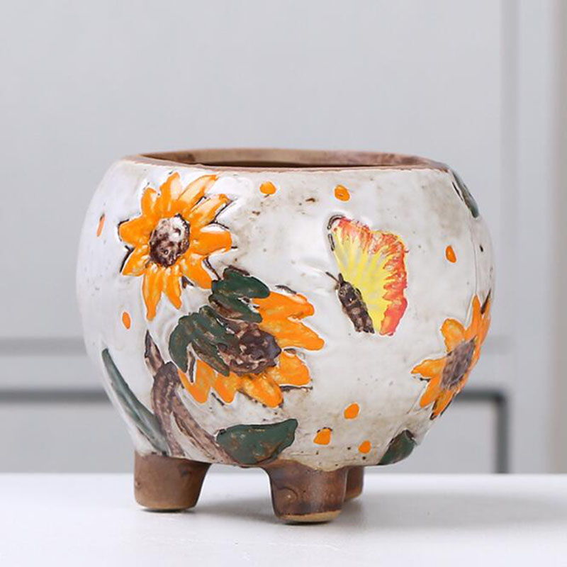 Korean Style Sunflower Pattern - Korean Desk Setup 评论和价格