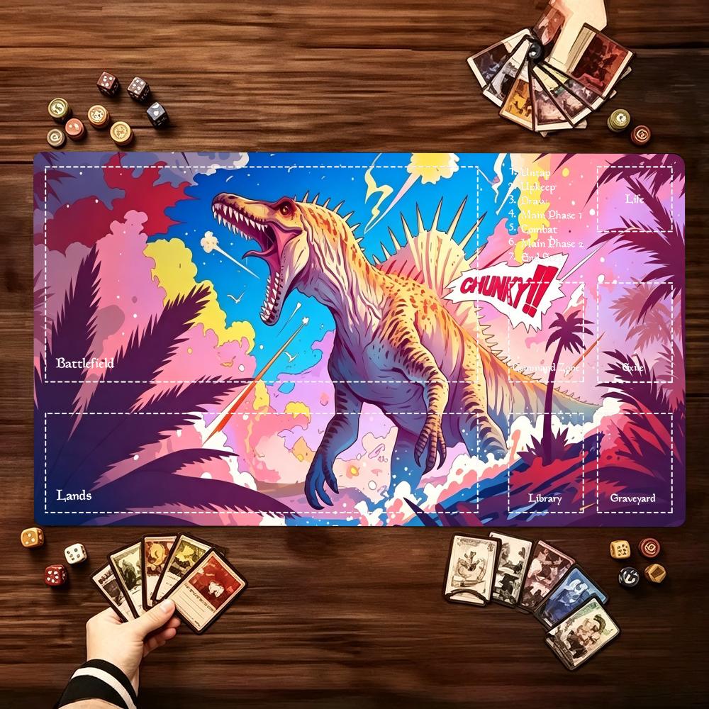 Vibrant Jurassic Dinosaur Larg - Desk Setup Trading 评论和价格