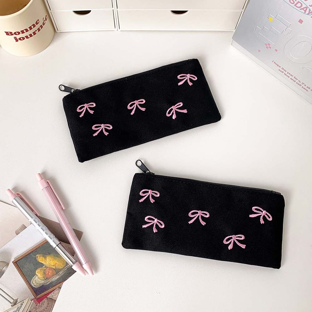 Bowknot Bow Stationery Bag Lar - Korean Desk Setup 评论和价格