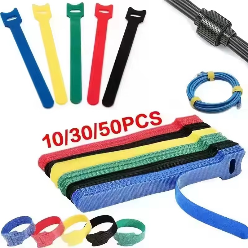 10/30/50PCS USB Cable Organize - Desk Setup Cable Management 评论和价格