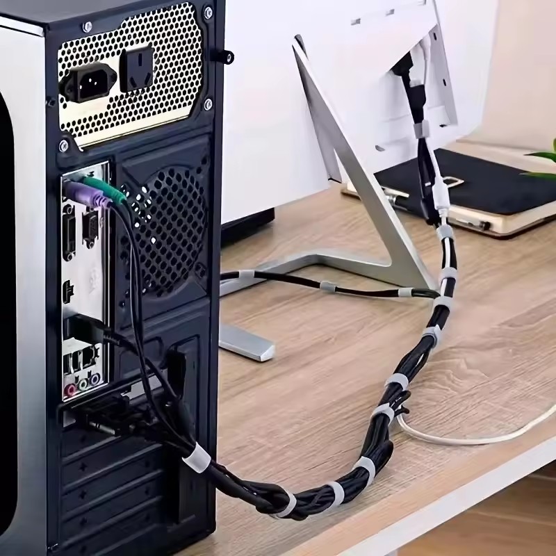 1/3M Cable Organizer Cable Man - Desk Setup Cable Management 评论和价格