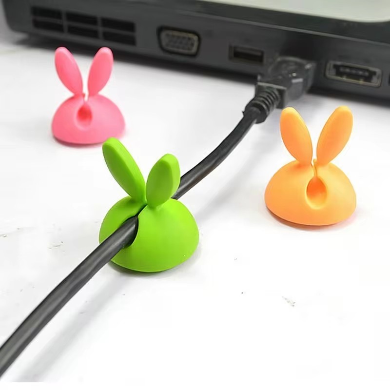 Cute Rabbit Ear Cable Manager  - Desk Setup Cable Management 评论和价格