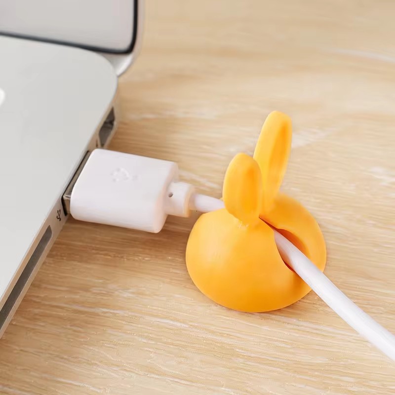 Cute Rabbit Ear Cable Manager  - Desk Setup Cable Management 评论和价格