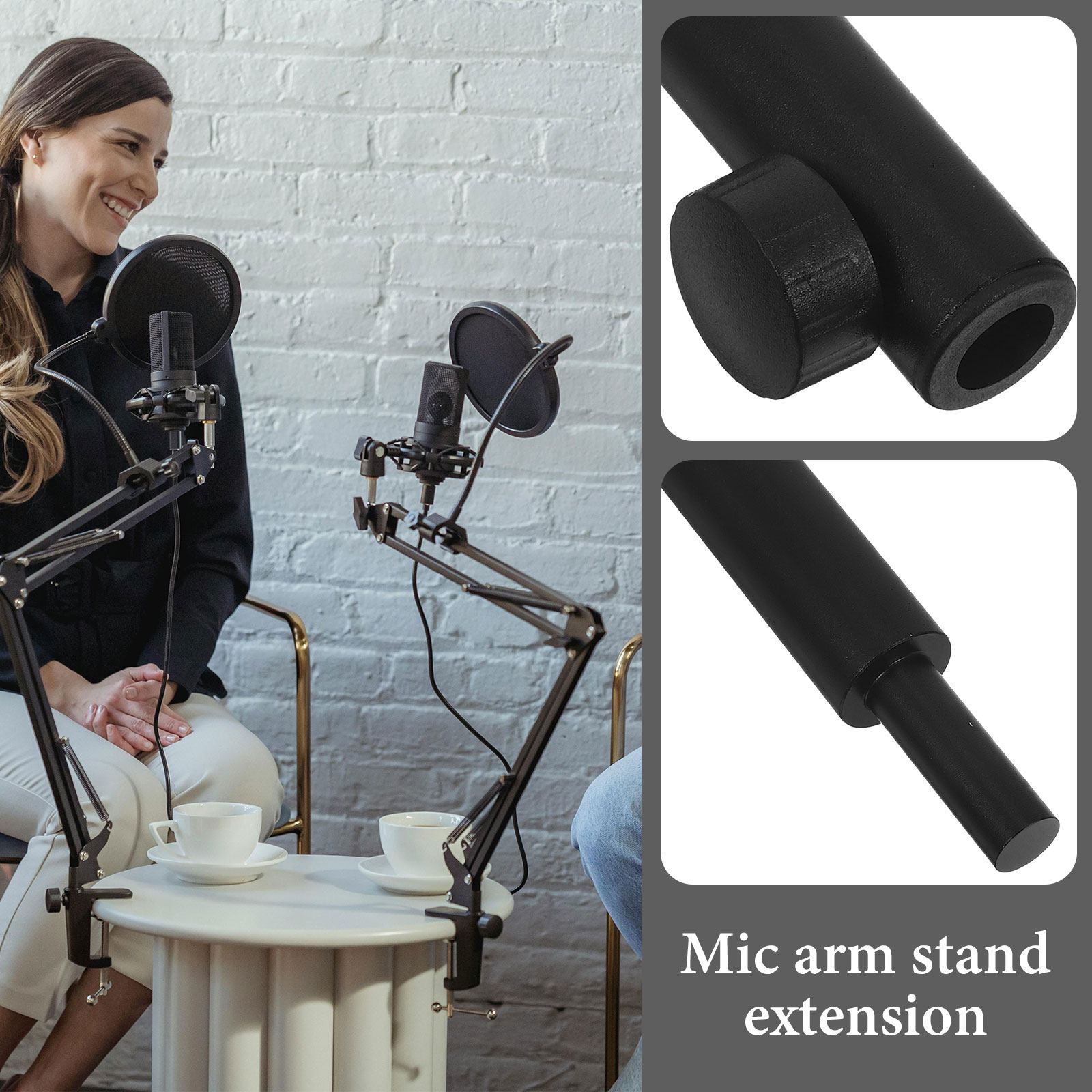 Adjustable Microphone Extensio - Desk Setup With Mic 评论和价格