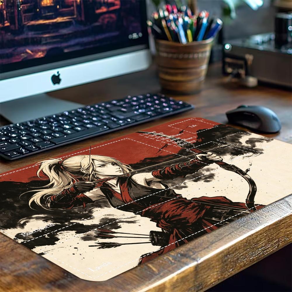 Vintage Ink Samurai AnimeGirl  - Desk Setup Trading 评论和价格