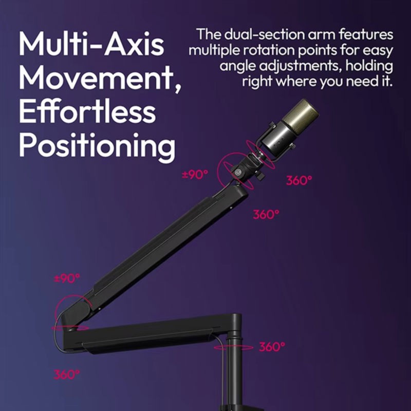 Super Sale ZJ05 Adjustable Mic - Desk Setup With Mic 评论和价格