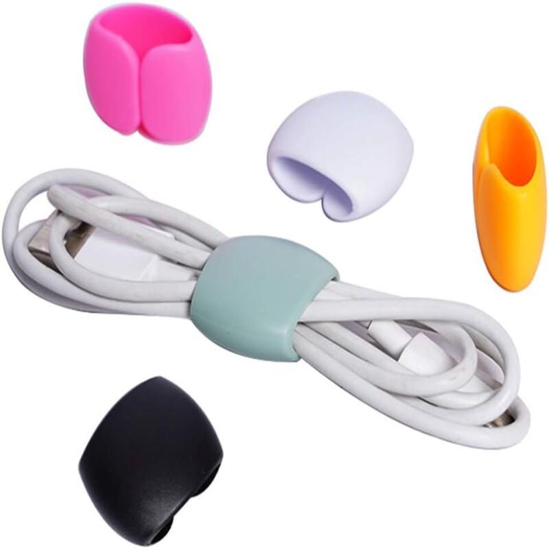 5/30Pcs Silicone Cable Organiz - Desk Setup Cable Management 评论和价格