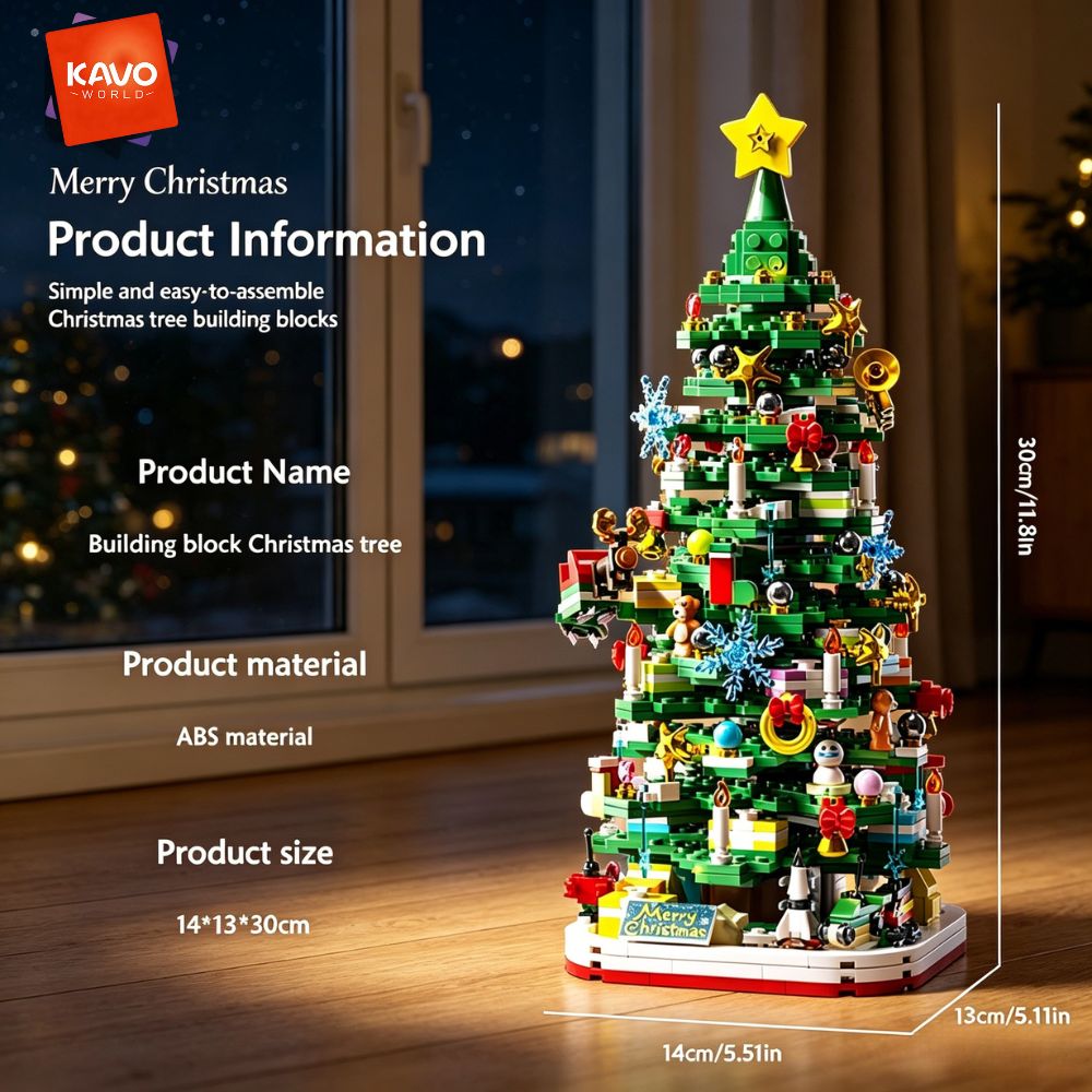 KAVOWORLD 1024pcs Christmas Tr - Desk Setup Options 评论和价格